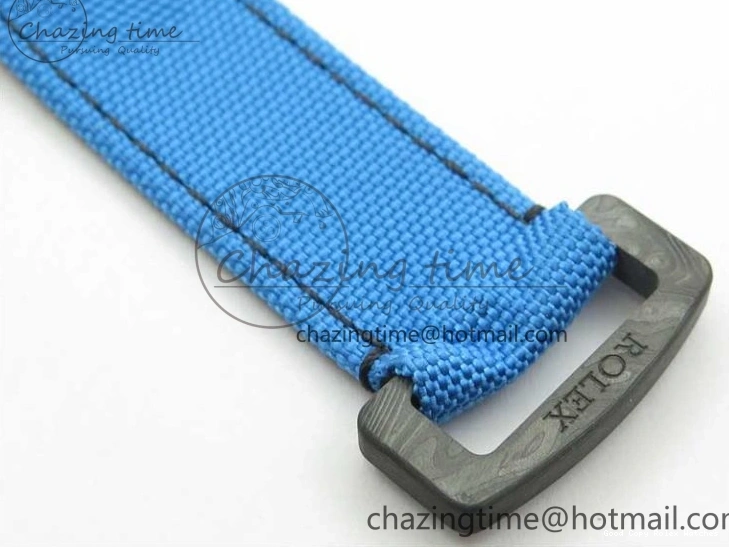 AAA Replica Watches on OMF DIW A Blue Dial Nylon 2844 Light Daytona Strap Blue Efficient Best Edition Light Carbon 0101